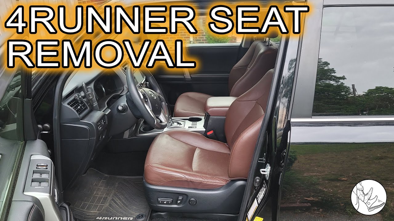 Снятие переднего сиденья Toyota 4Runner (5-го поколения)