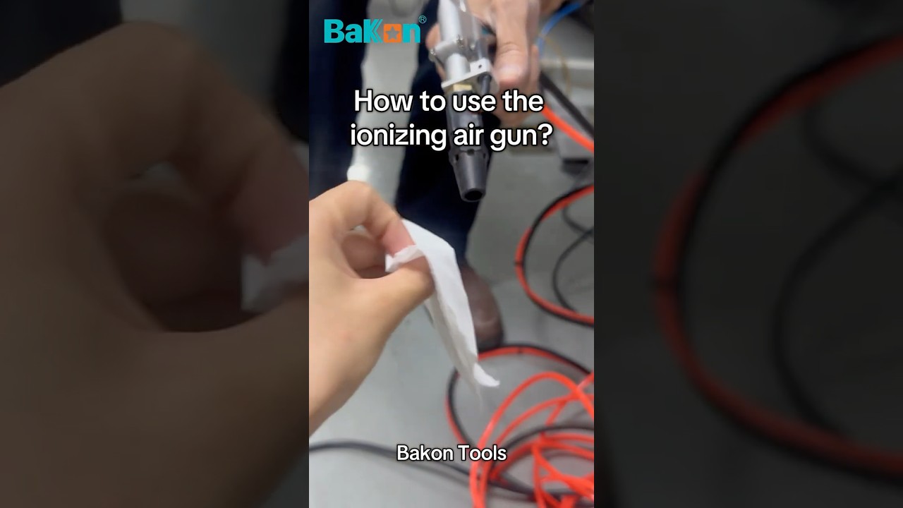 How to use the ionizing air gun?#BK-GS4000 #antistatic #BakonTools #industry #fyp #viral