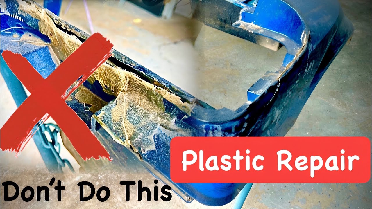 🛑 Watch Before Repairing Plastic Parts / Golf Cart Bodies ‼️ DIY Correct Way 👍🏻