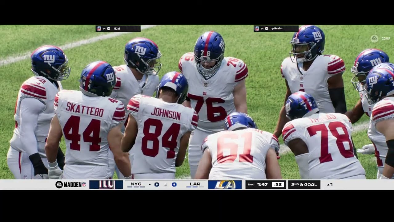 Madden 26 LIVE Rams and Seahawks Head to Head