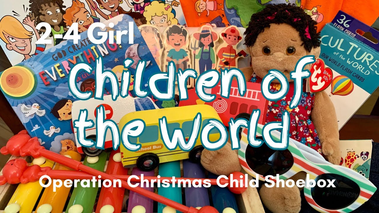 Operation Christmas Child — Девочка 2–4 🌎 ДЕТИ МИРА | ￼OCC Shoebox Unboxing 2023