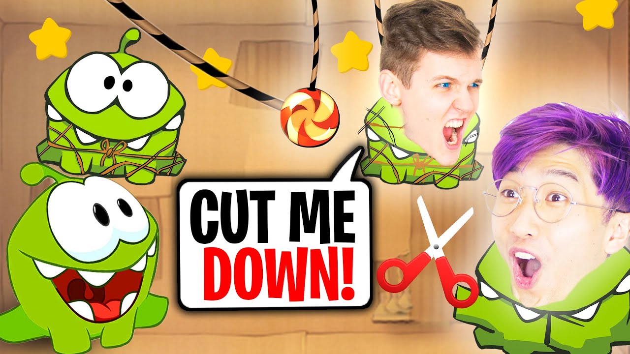 Can LANKYBOX beat CUT THE ROPE APP? (FAIL COMPILATION)