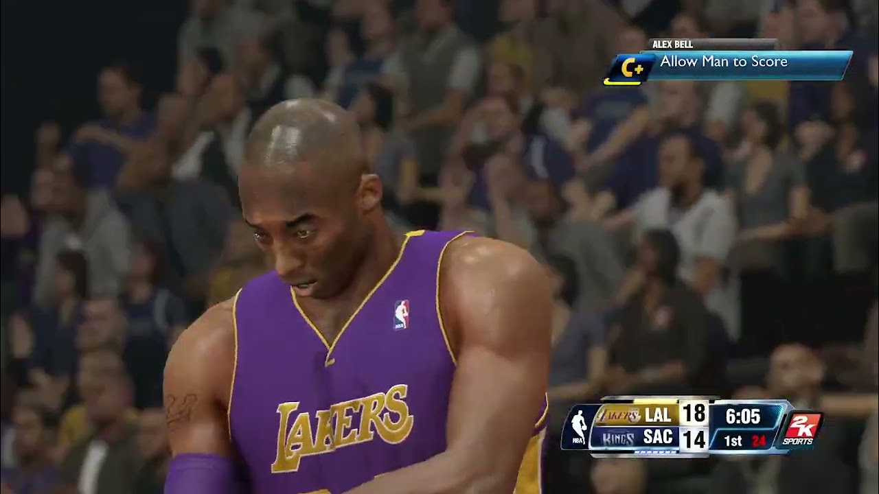 NBA 2k14 mycareer last game vs kobe