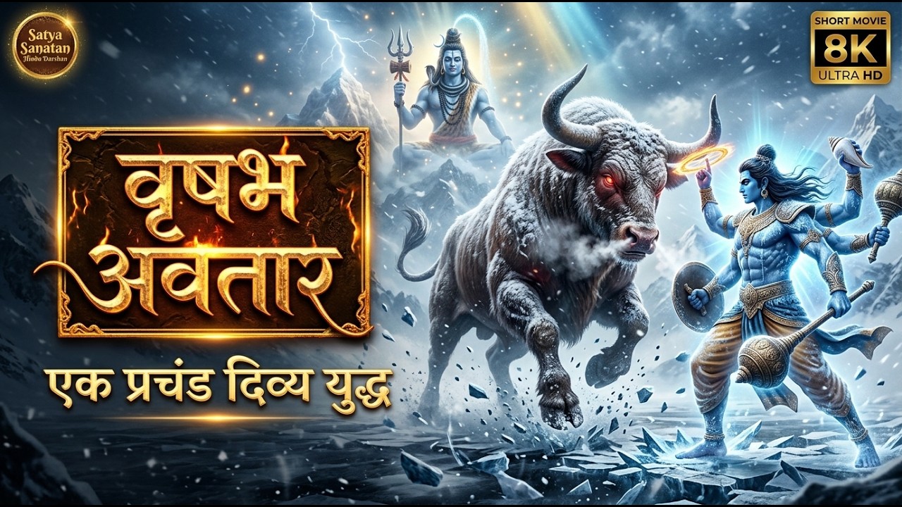 वृषभ अवतार: जब महादेव बैल बने और स्वयं भगवान विष्णु से युद्ध हुआ, Panchmukhi Hanuman,Wrushab awatar.