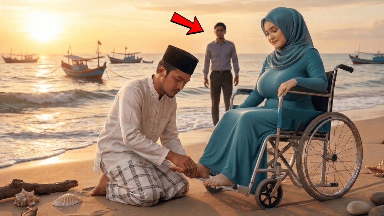 Pemuda Santri Miskin Ini Bantu Wanita Lumpuh, Reaksi Keluarga Membuatnya Menangis, Ternyata..