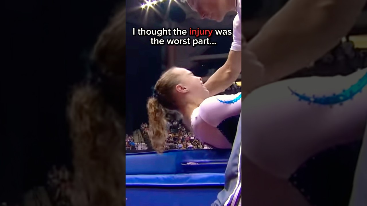 The poor gymnasts went through so much😢💔 #gymnastics #vault #injury #gymnast