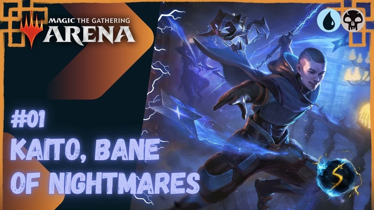 It's Showtime: Kaito, Bane of Nightmares 💧💀 #01  - MTG Arena - Historic Brawl