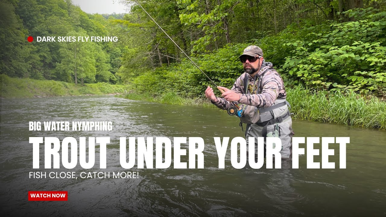 How to Fish Close and Catch More Trout on Big Water, Euronymphing for Trout