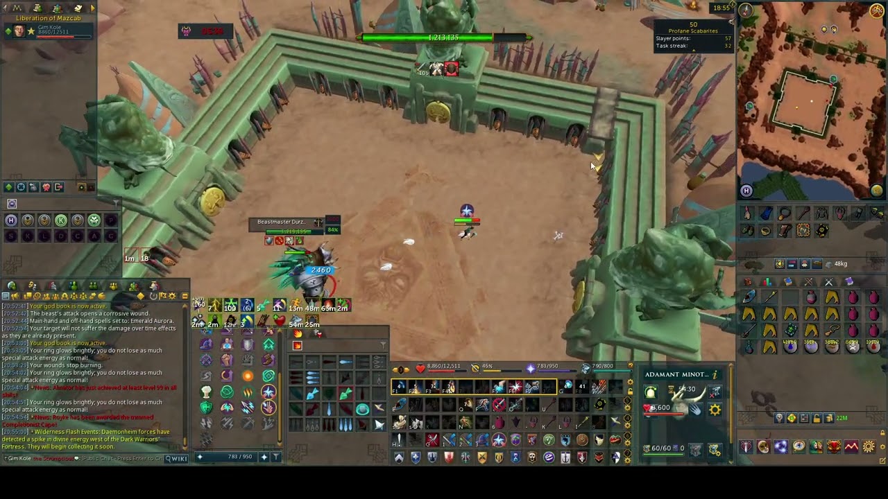 RS3 / Solo bm garbage gear. Accidental no food????????????