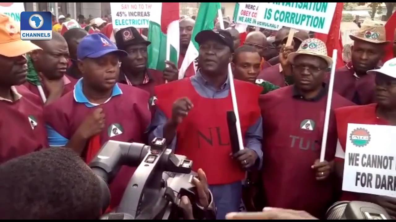 Electricity Tariff Hike Protest Holds Across Nigeria -- 08/02/16