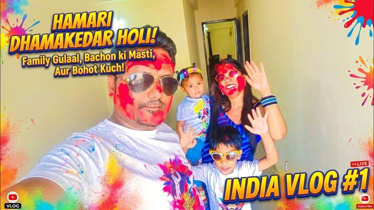 Holi Special Vlog: Shopping, Holika Dahan aur Rangon wali Holi! 🌈✨