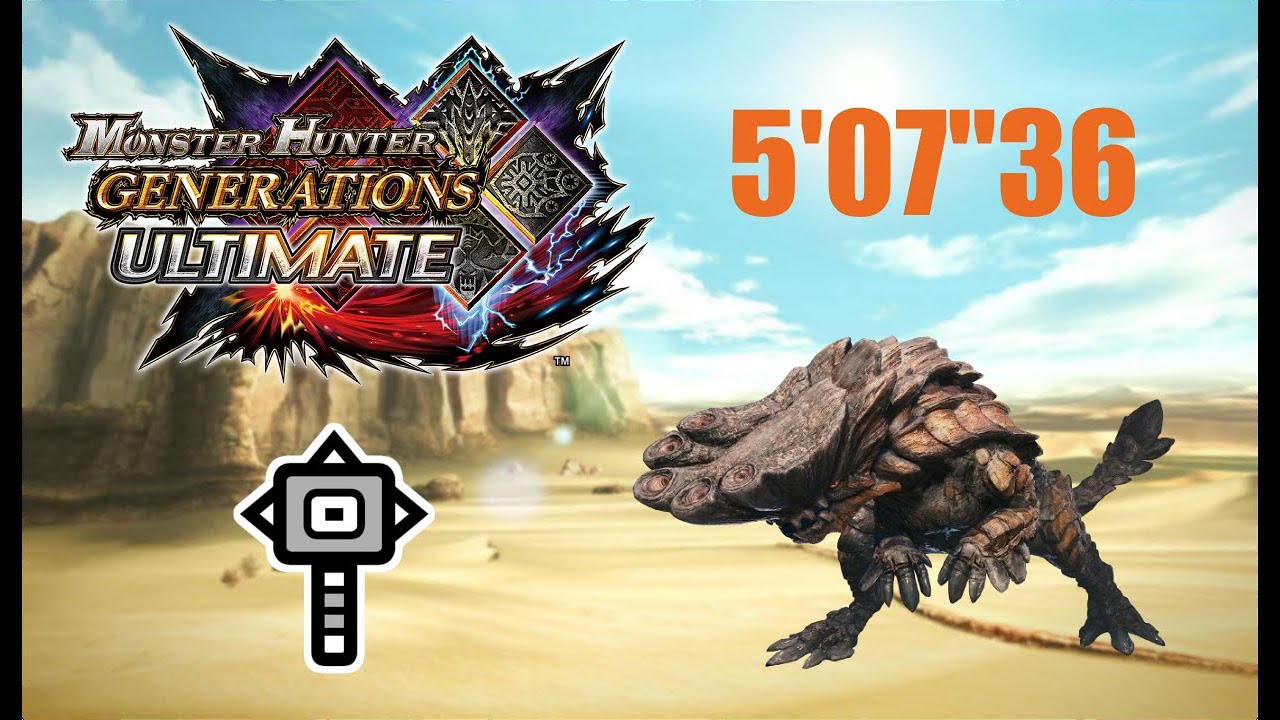 MHXX/MHGU [G2] Dirty Deals - Barroth | Guild Hammer | 5'07''36 TA rules