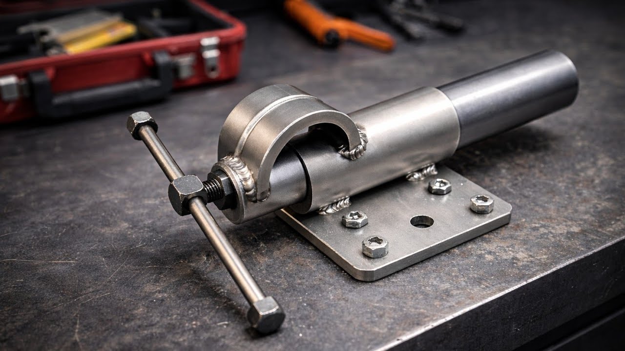 Few People Know How To Make A Simple DIY Metal Vise