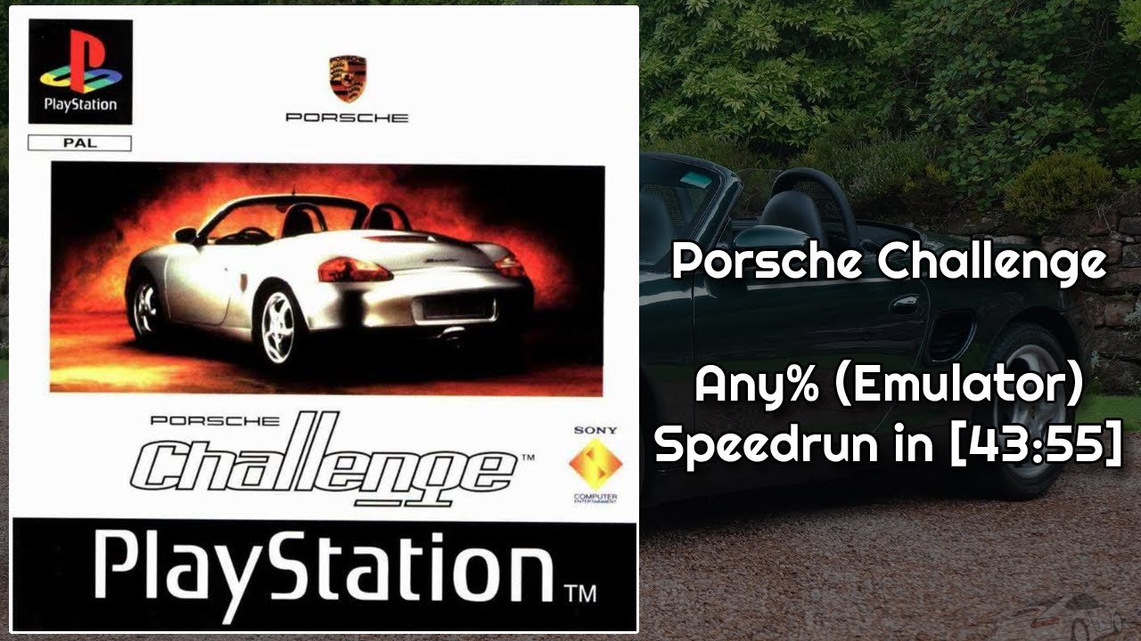 Porsche Challenge (PS1) - Any% (эмулятор) Спидран за [43:55] [Мировой рекорд]