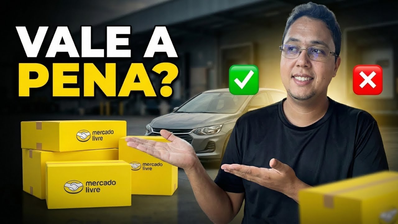 VALE A PENA trabalhar com ENTREGAS no MERCADO LIVRE?