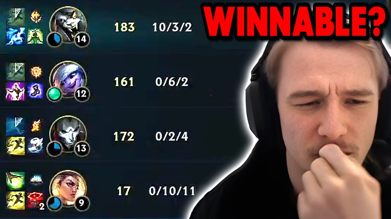 Sometimes Riot just doesn't want you to win