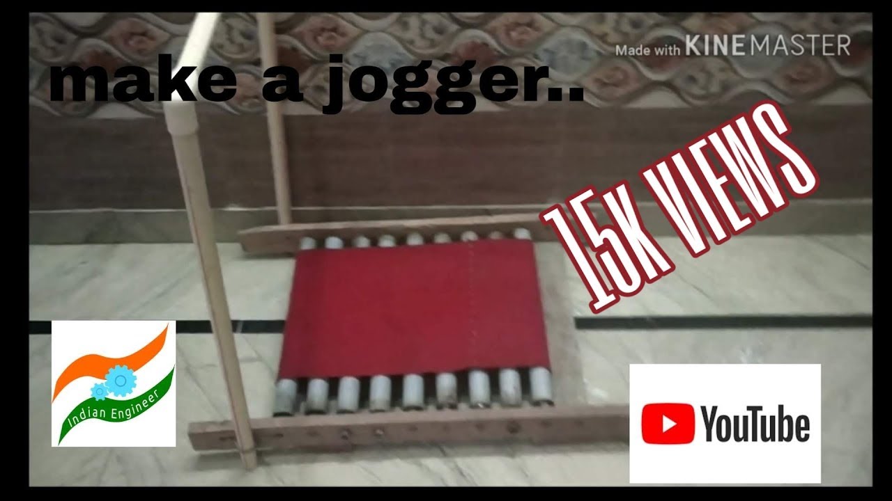 HOW TO MAKE A treadmill(manual) At HOME||INDIAN ENGINEER