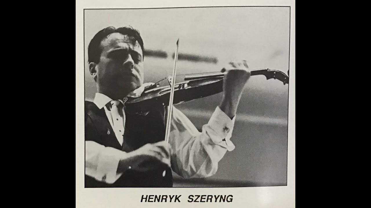 Henryk Szeryng plays Prokofiev Concerto no.2 in G-, op.63 (live performance from Warsaw, 1958)