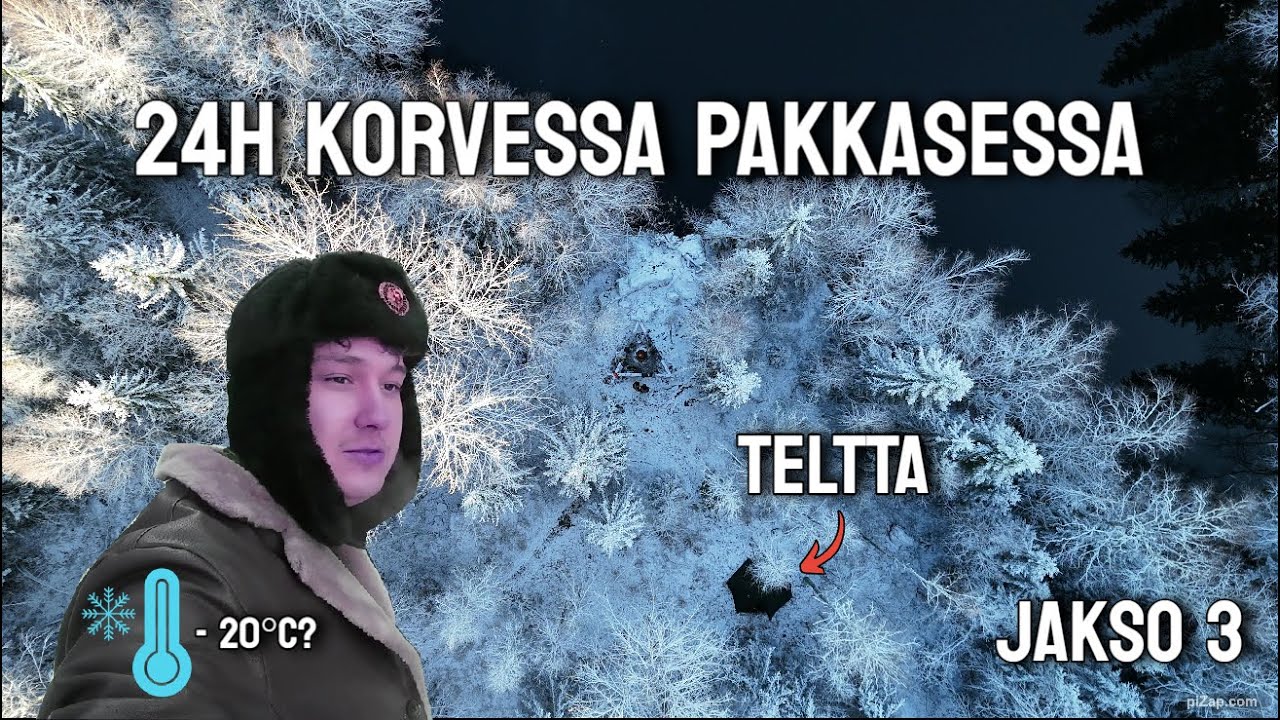 MITEN SELVIYTYÄ YÖN YLI TALVIPAKKASESSA!? | PART 3