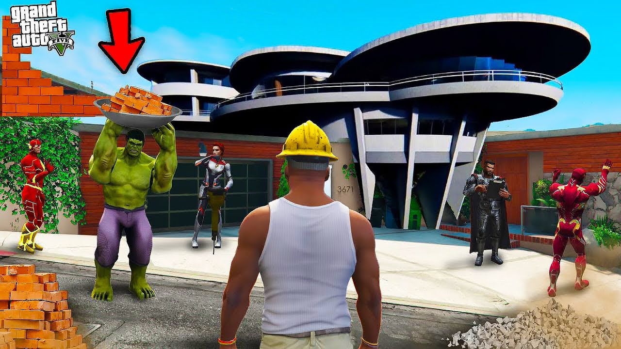 ФРАНКЛИН ҮЙІНЕ КЕК АЛУШЫЛАР БАЗАСЫН САЛДЫ (GTA V)