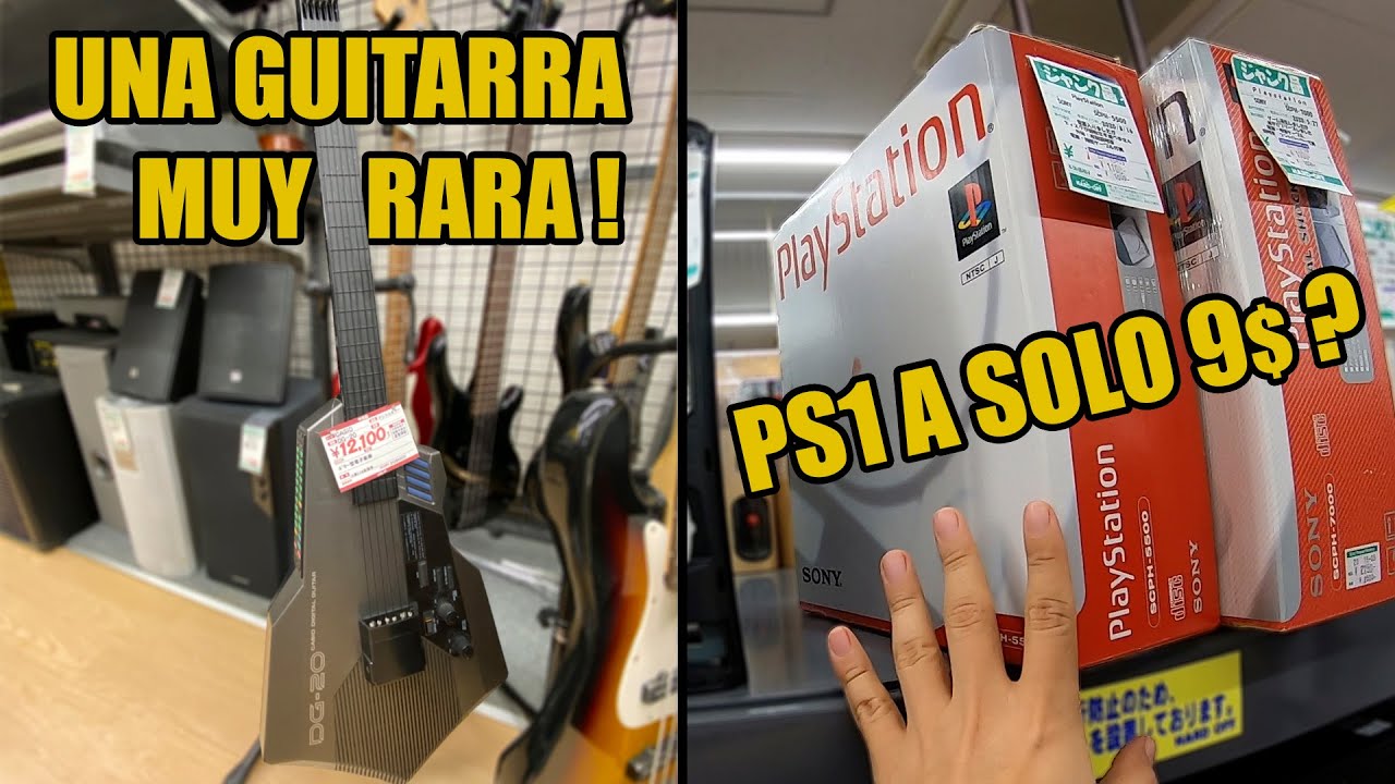 La BUSQUEDA de lo RETRO en JAPON | una guitarra marca CASIO? , Una playstation 1 a 9 dolares?