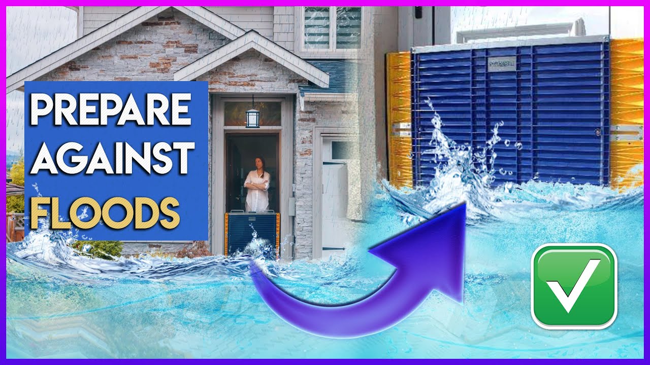 ⛈ how to protect my house from rain, flood and storm? Dam Easy Flood Barriers