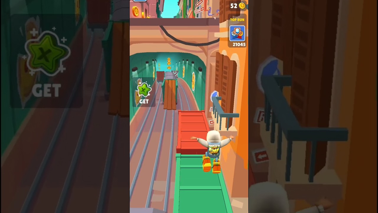 Subway Surfers Crazy Run 😱 | Can I Escape the Inspector? #shorts