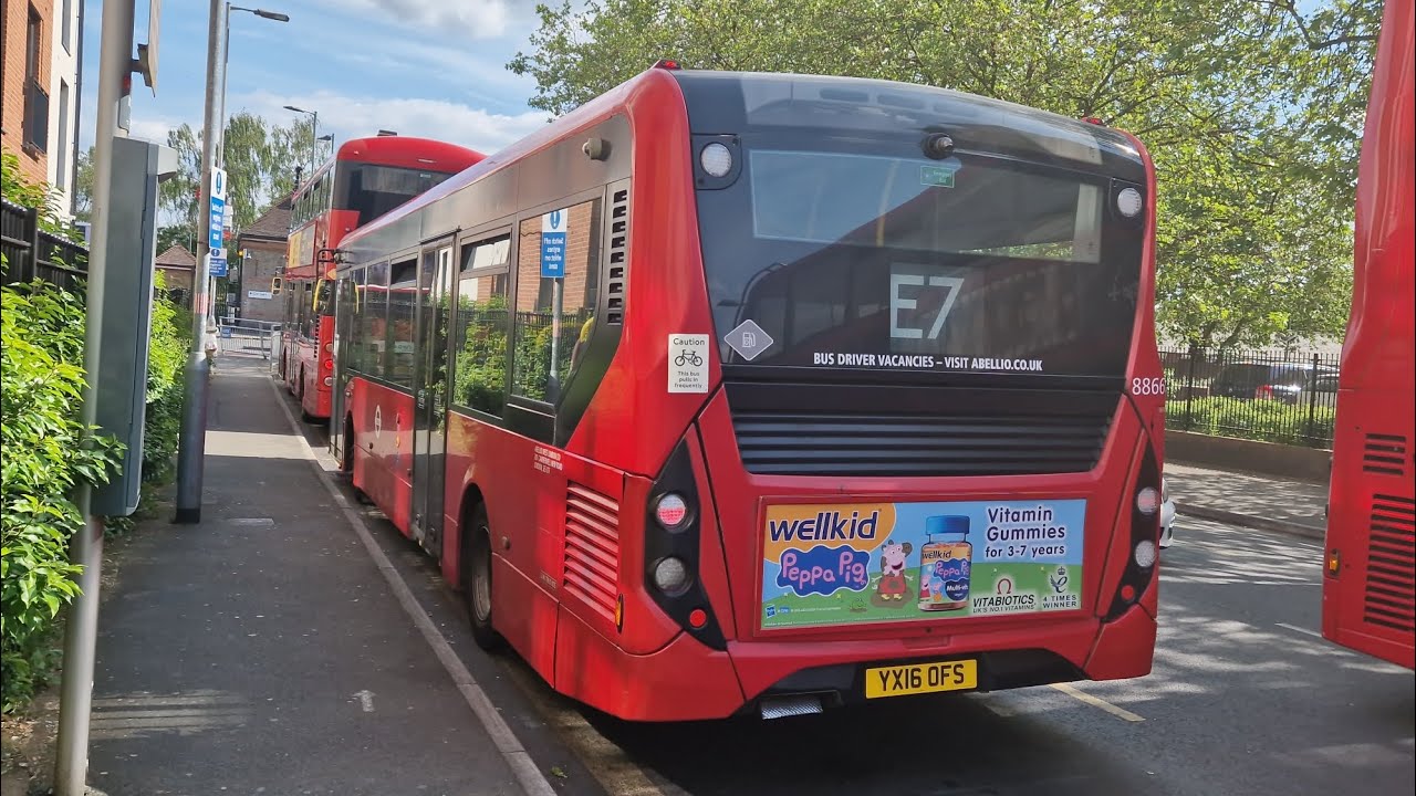 Abellio London 8866 YX16OFS Bus Route E7