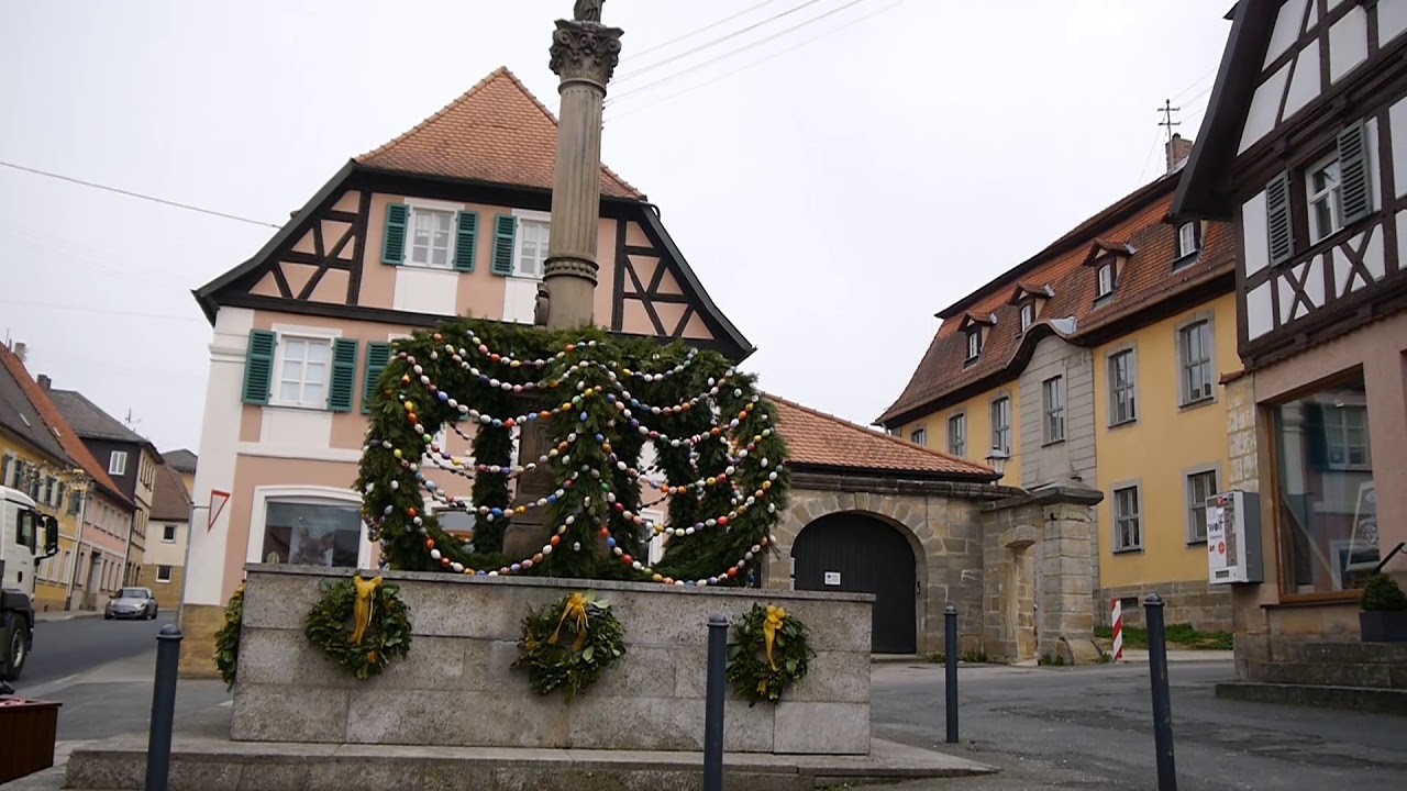 D: Scheßlitz. Oberfranken. Eindrücke aus der Stadtmitte. April 2019