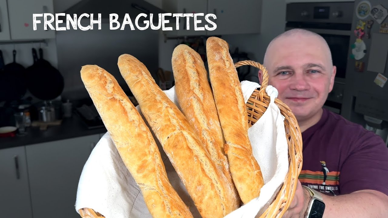 French baguettes - no kneading, no folding! The easiest recipe ever!