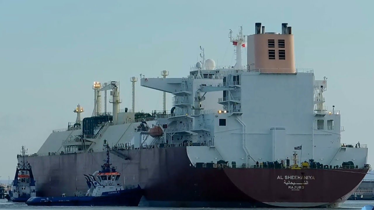 Gazowiec AL SHEEHANIYA Gazoport Świnoujście | Ferries Channel
