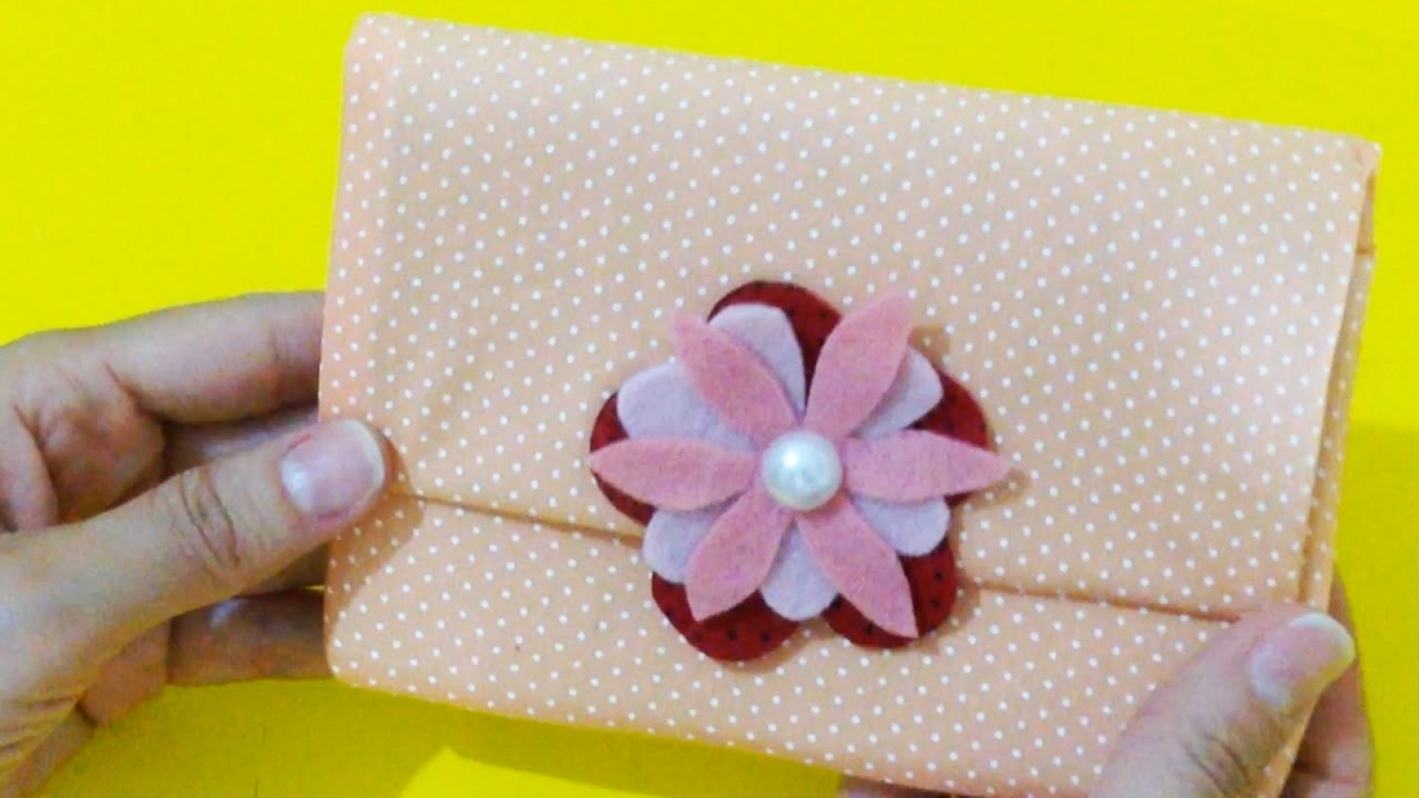 Como Fazer Carteirinha Rápida, Fácil e Sem Costuras - DIY Artesanato