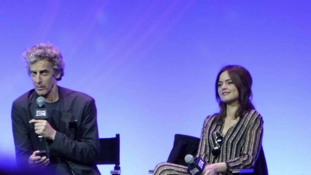 Peter Capaldi and Jenna Coleman talk pranks on Doctor Who set at Awesome Con