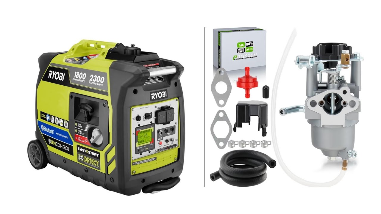 Ryobi 2300 watts, como cambiar el carburador y filtro de gasolina.