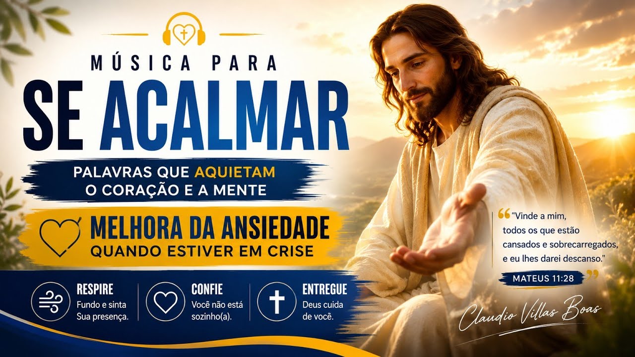 Deus Está Presente - Claudio Vilas Boas - Louvor - Amor - Motivação - Gospel - Oração 