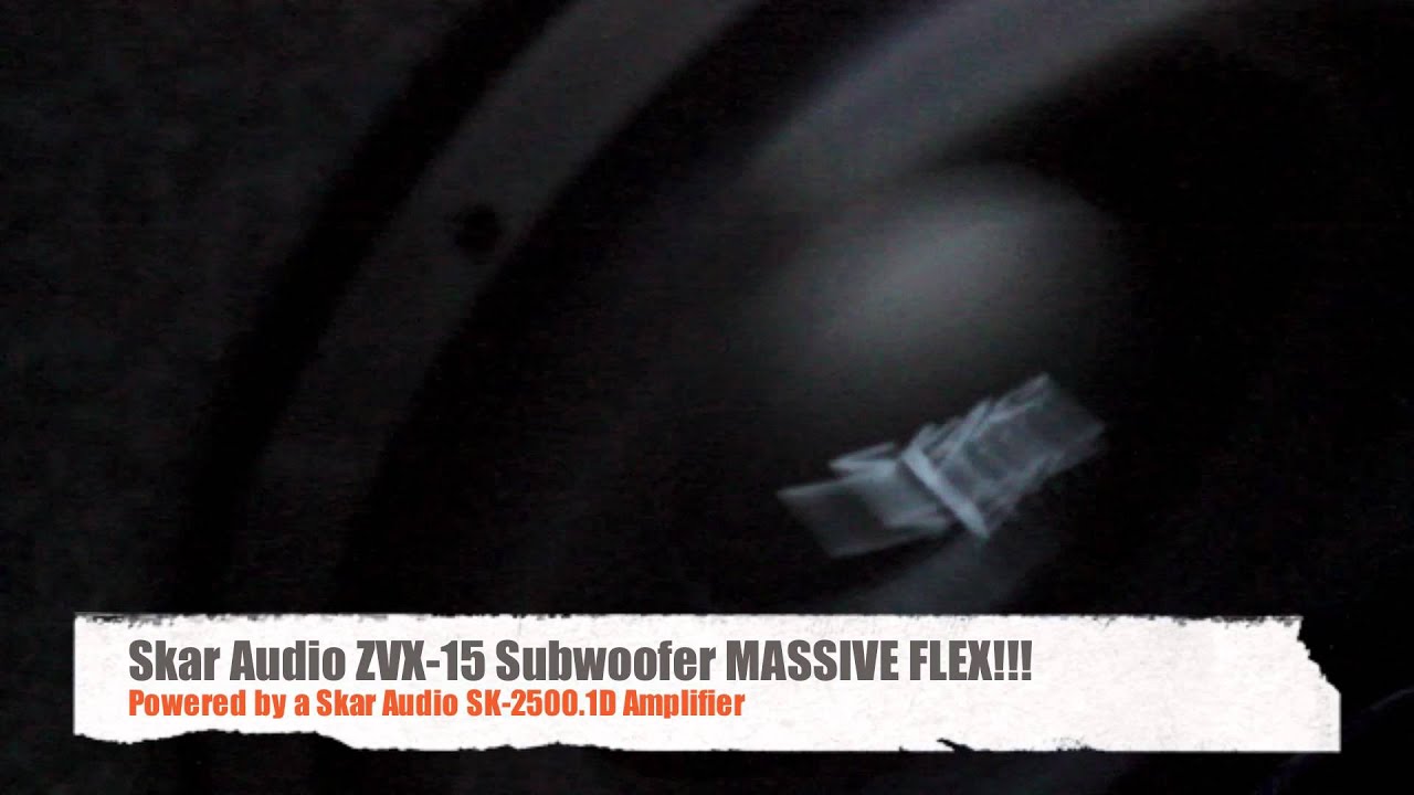 MASSIVE Subwoofer Excursion Video! Skar Audio ZVX-15 in Action!!!