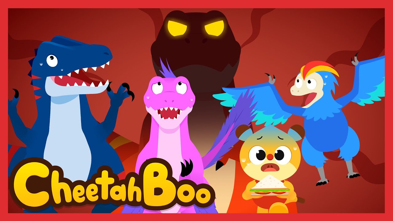 Argh! Don't come after me! | Dinosaurs Song | Nursery rhymes & Kids Song | #Cheetahboo