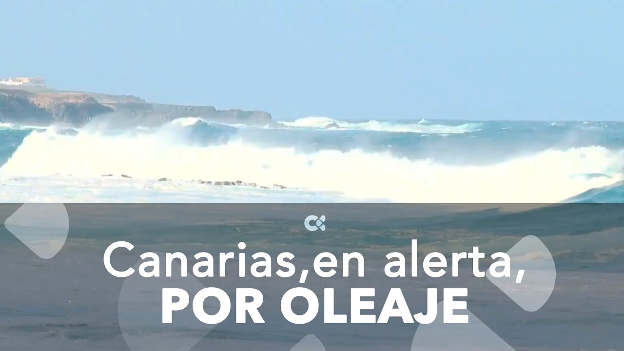 Prudencia en las costas canarias: Jornada de mala mar con olas de hasta cinco metros