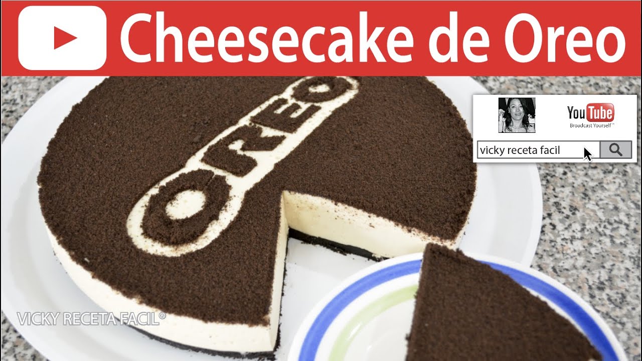 CHEESECAKE DE OREO | Vicky Receta Facil