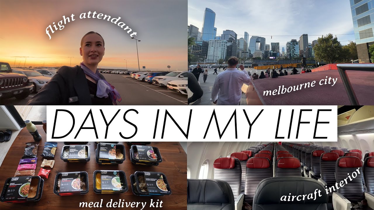 FEW DAYS IN MY LIFE - melbourne city, flight attendant trips & trying to be productive on my day off