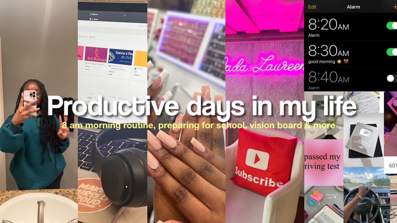VERY productive days in my life!! Back to school prep, creating NEW habits in 2023 & more