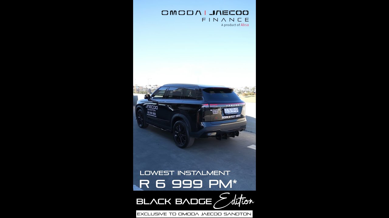 JAECOO J7 BLACK BADGE EDITION - JAECOO SANDTON