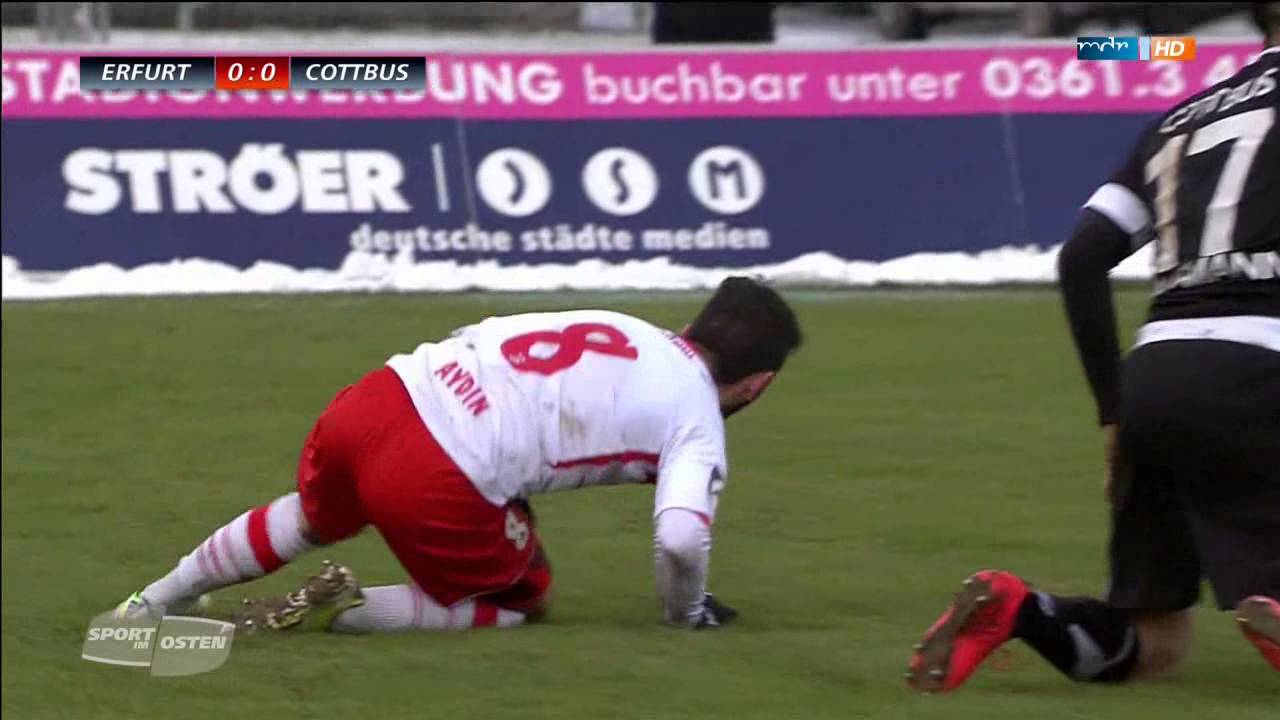 23. Spieltag | 3. Liga 2014/2015: FC Rot-Weiß Erfurt - Energie Cottbus 2:0