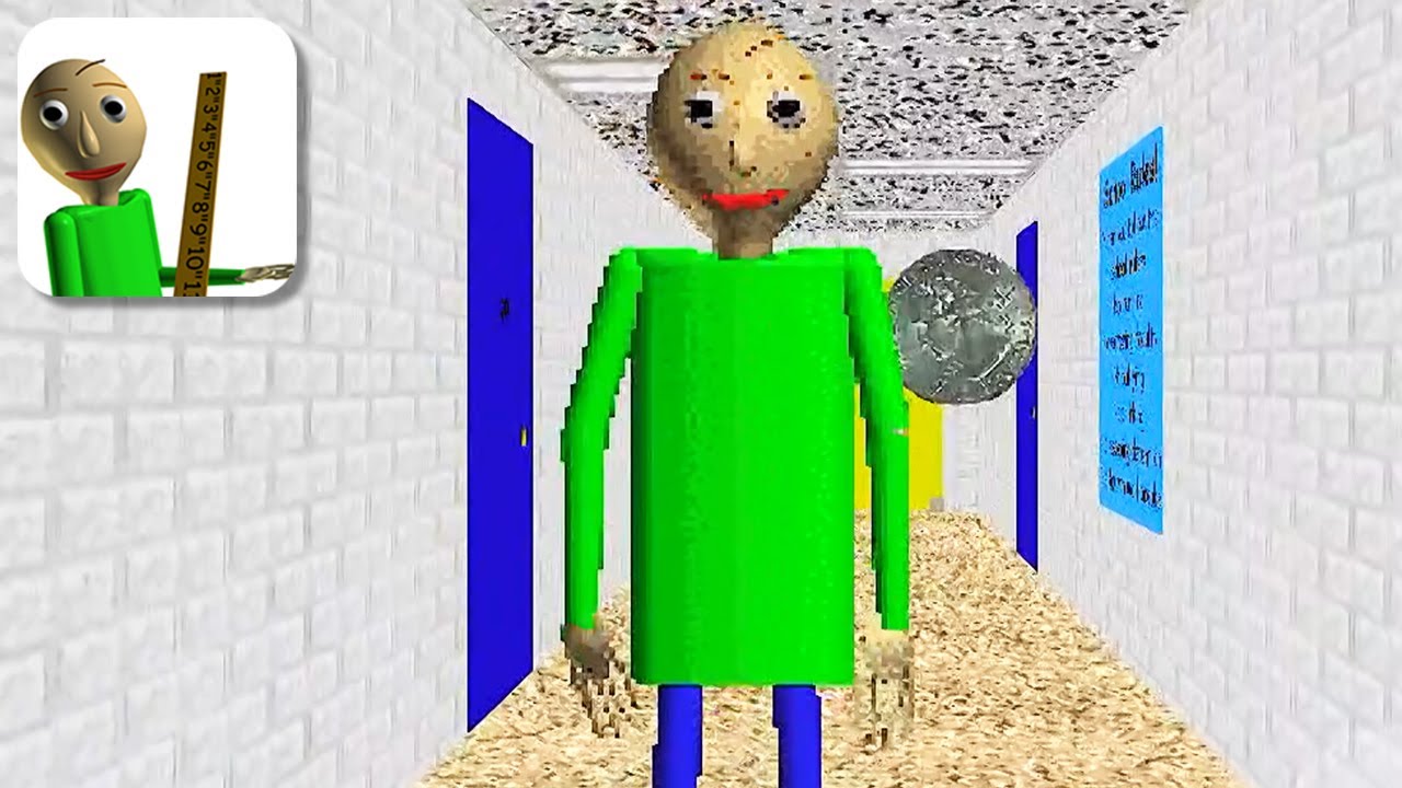 Baldi's Basics Classic — демонстрация игрового процесса (iOS, Android)