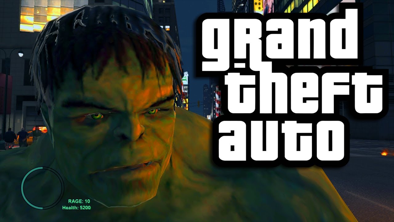 Моды для GTA 4 на ПК: Невероятный Халк (Забавные моменты с модами в GTA 4 от Sidearms4Reason)