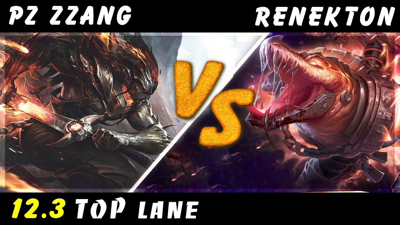 Pz Zzang - Yasuo vs Renekton TOP Patch 12.3 - Yasuo Gameplay