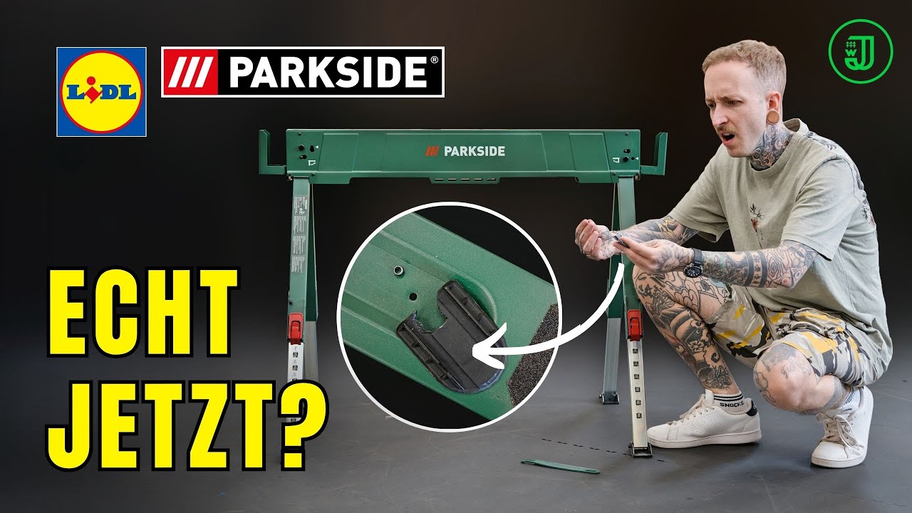 ❌ Diese 34€ ARBEITSBÖCKE von PARKSIDE darfst du dir NIEMALS KAUFEN! 🤬❌ | Jonas Winkler