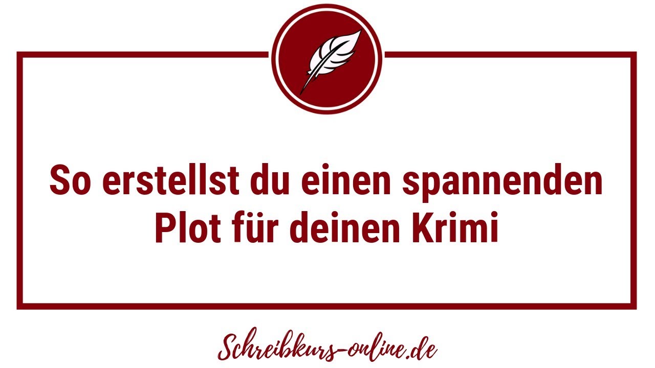 So erstellst du einen spannenden Krimiplot