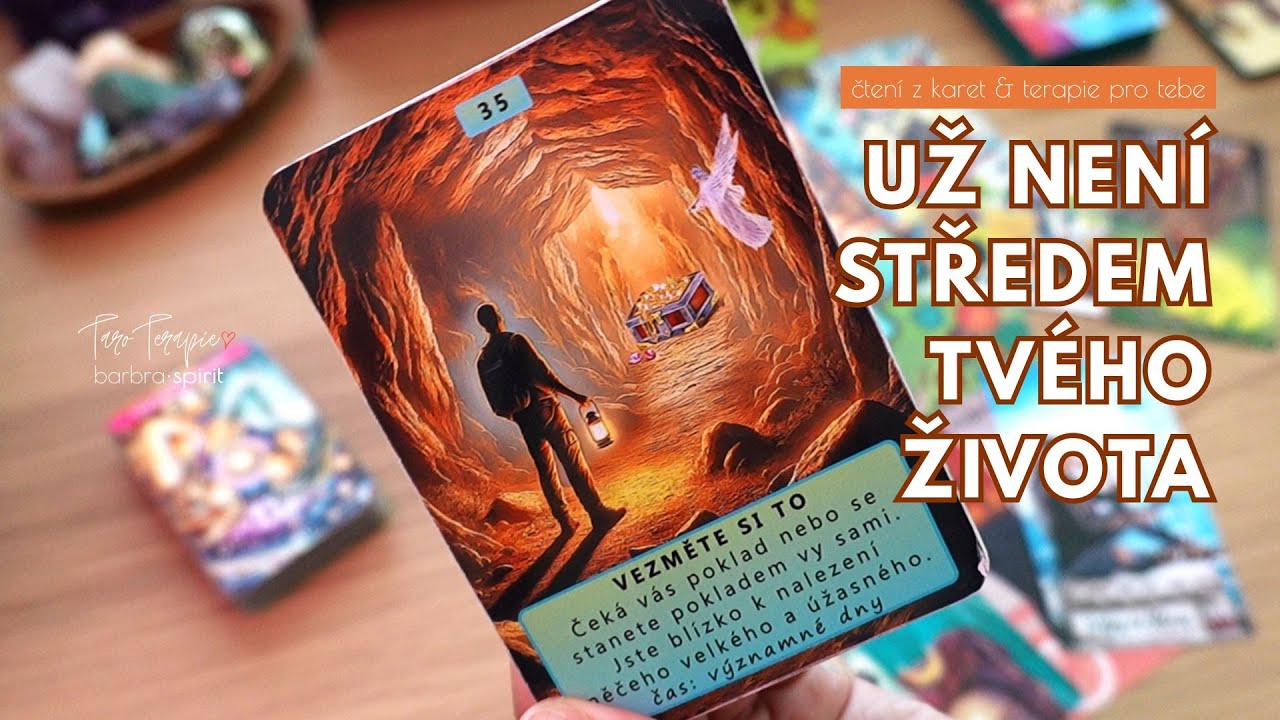 Už NENÍ STŘEDEM tvého života #taroterapiebarbraspirit #barbraspirit #tarot