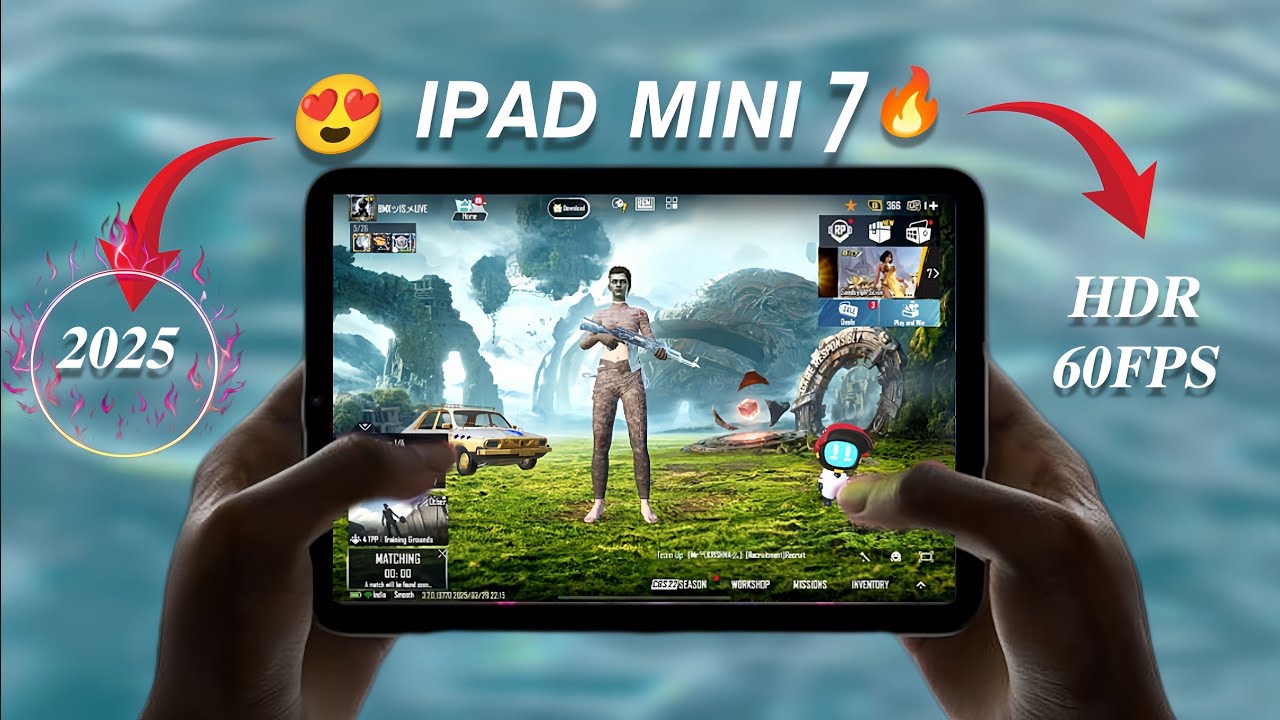 BEST 4-FINGERS CLAW PUBG HANDCAM🔥#ipad #ipadmini #ipadmini7 #bgmi #pubg